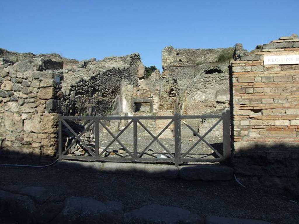 I.3.1 Pompeii. March 2009.  Entrance on Via Stabiana.