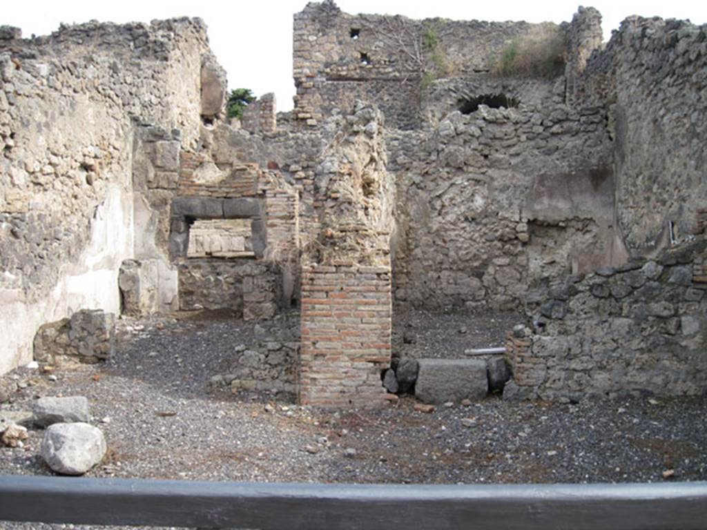 I.3.1 Pompeii. September 2010. Looking east into property from entrance doorway. 
Photo courtesy of Drew Baker.
