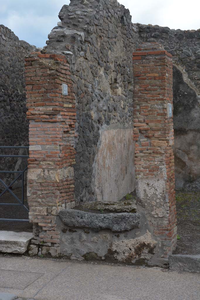 I.4.21 Pompeii. May 2019. Looking south to entrance to steps to an upper floor.
Foto Tobias Busen, ERC Grant 681269 DCOR.
