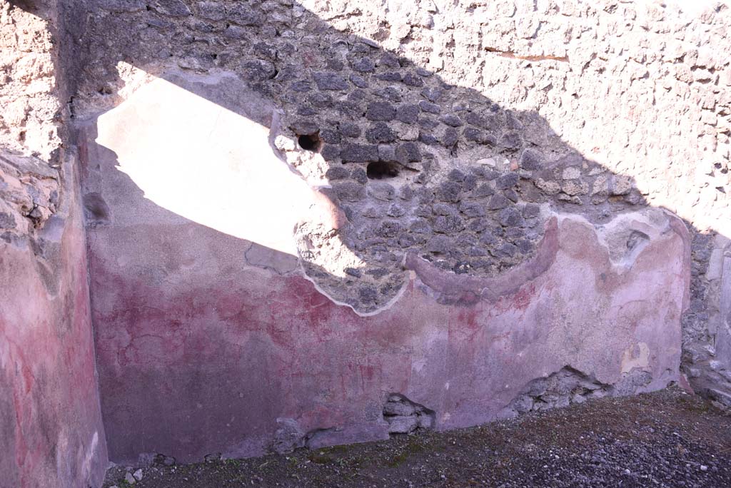 I.4.23 Pompeii. October 2019. Looking towards west wall of rear room.
Foto Tobias Busen, ERC Grant 681269 DCOR.
