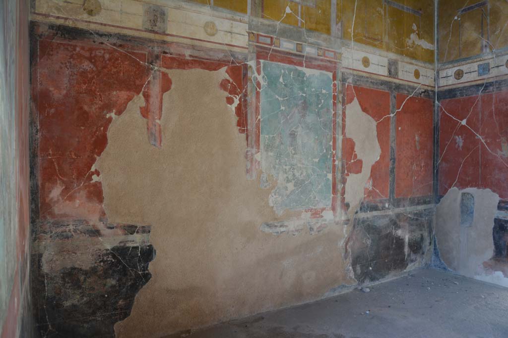 I.7.7 Pompeii. October 2019. Looking towards west wall of triclinium.
Foto Annette Haug, ERC Grant 681269 DCOR.
