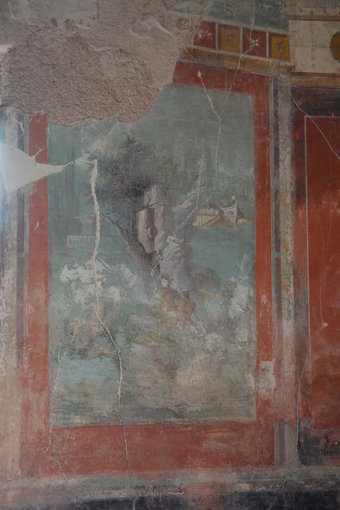 I.7.7 Pompeii. October 2019. Central wall painting of Polyphemus and Galatea from south wall. 
Foto Annette Haug, ERC Grant 681269 DCOR.


