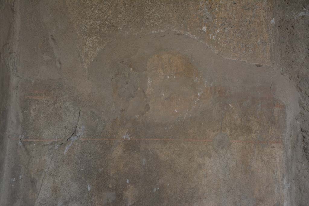 I.8.17 Pompeii. March 2019. Room 3, atrium, detail from north wall on west side of doorway to room 14.
Foto Annette Haug, ERC Grant 681269 DCOR.

