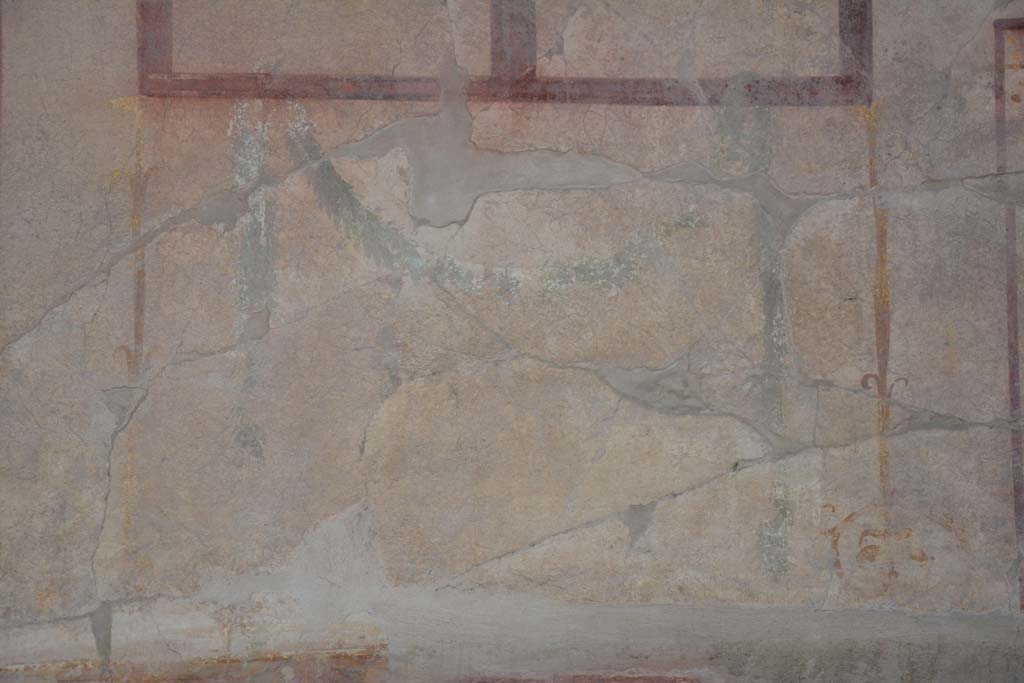 I.8.17 Pompeii. March 2019. Room 14, painted garland on south wall.
Foto Annette Haug, ERC Grant 681269 DCOR.
