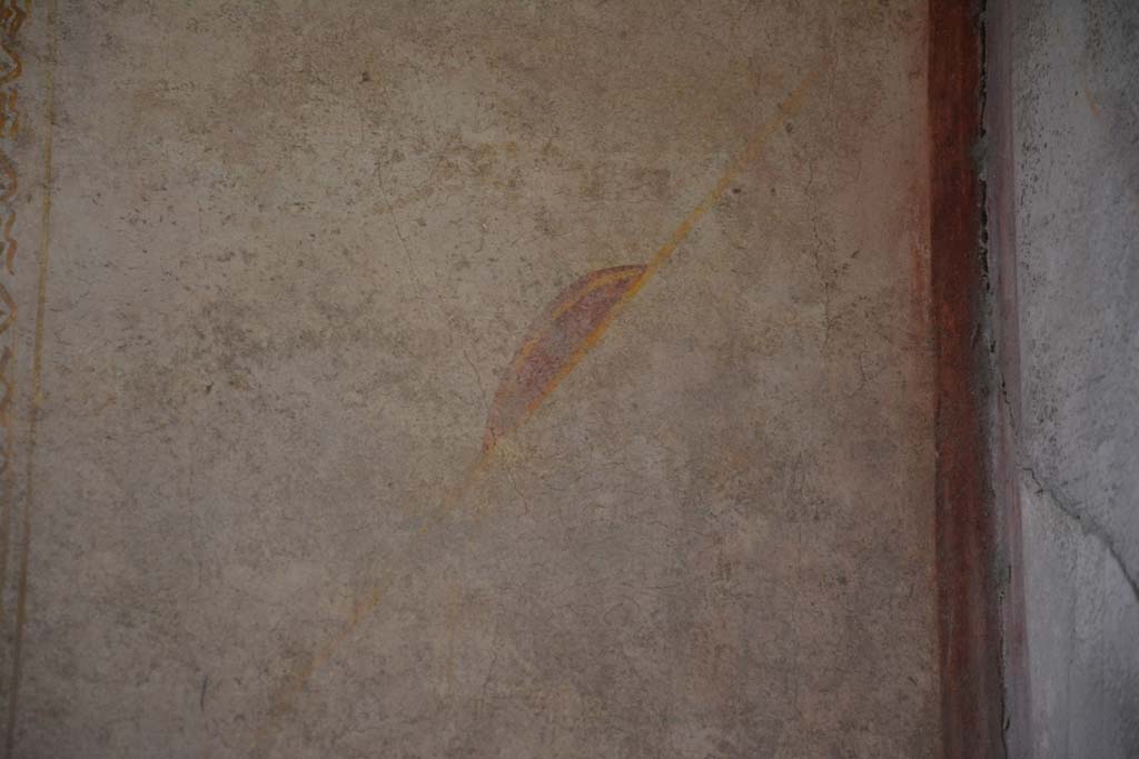I.8.17 Pompeii. March 2019. Room 14, detail from upper north wall at east end. 
Foto Annette Haug, ERC Grant 681269 DCOR.

