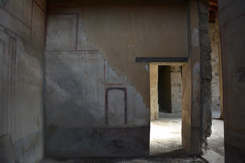 I.8.17 Pompeii. March 2019. Room 14, looking towards east wall, with doorways to ala 13, and atrium 3.
Foto Annette Haug, ERC Grant 681269 DCOR.

