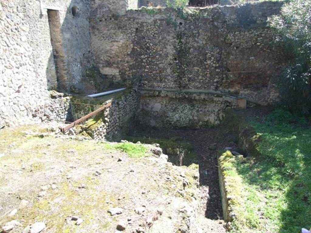 I.10.4 Pompeii. March 2009. Looking south over underground storerooms at rear of Baths area, in area S.
