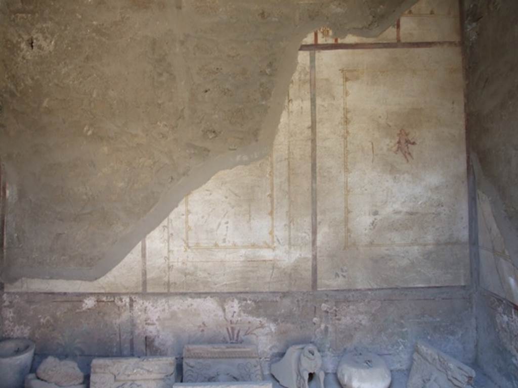 I.10.7 Pompeii. March 2009. Room 3.  Cubiculum. West wall.