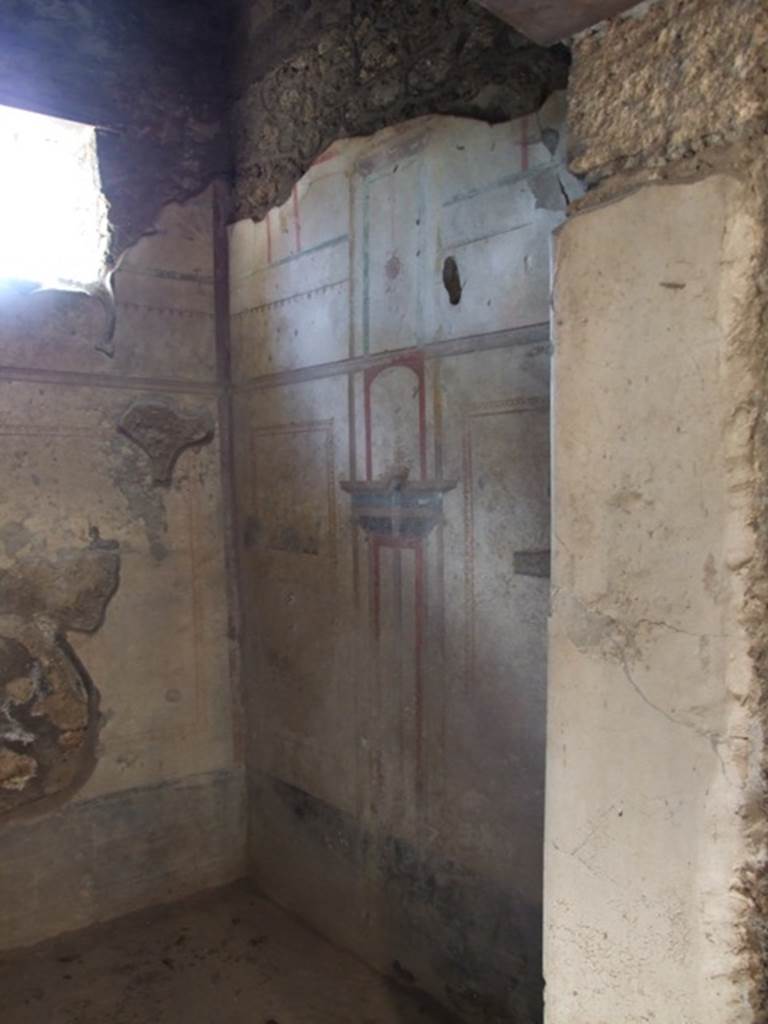 I.10.11 Pompeii.  March 2009.  Room 7.  Cubiculum.  West wall.