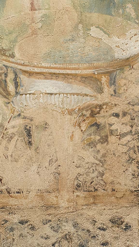 I.11.16 Pompeii. July 2021. Room 6, detail of painted urn.
Foto Annette Haug, ERC Grant 681269 DÉCOR.
