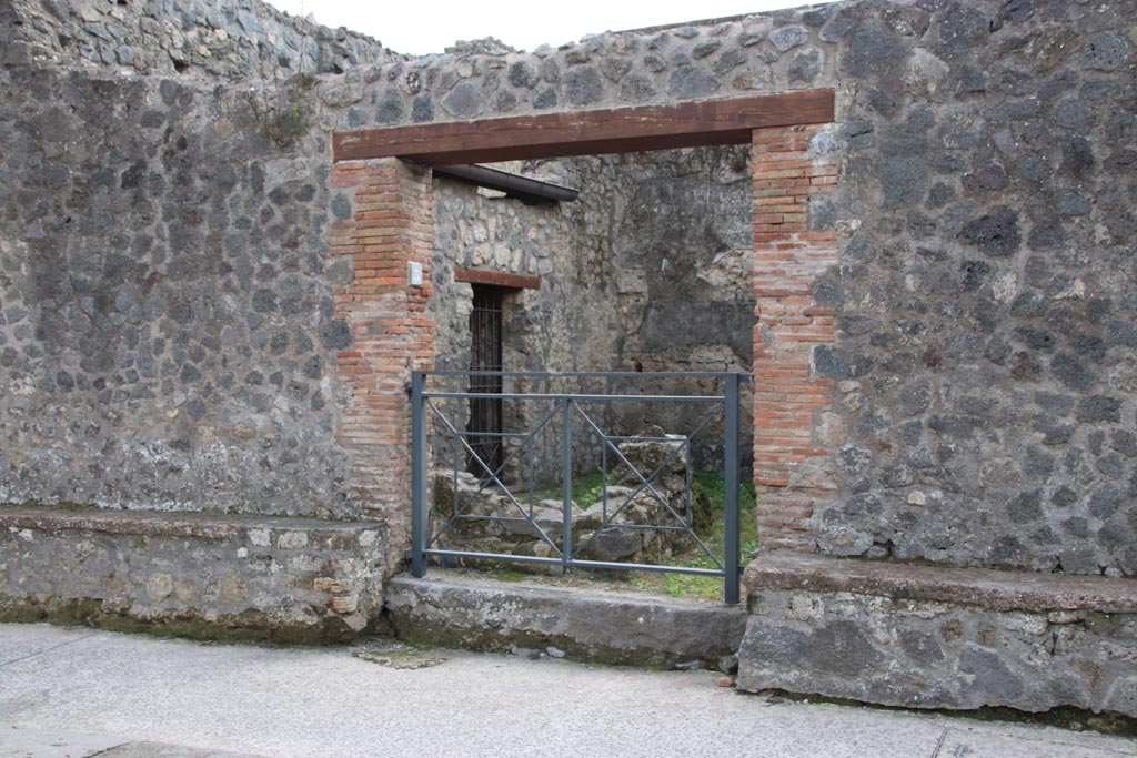 II.4.5 Pompeii. October 2022. Looking south towards entrance doorway into shop. Photo courtesy of Klaus Heese