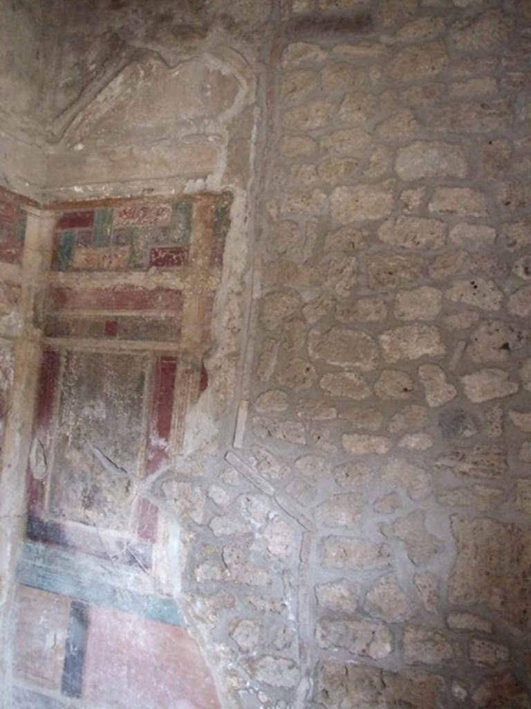 III.2.1 Pompeii. March 2009. Room 4, north wall of cubiculum.