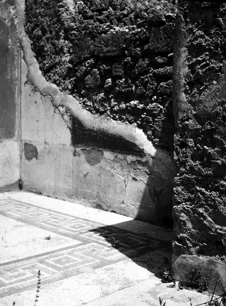 VI.9.6 Pompeii. W.836. Room 12, looking towards east wall and mosaic floor, from doorway.
Photo by Tatiana Warscher. Photo © Deutsches Archäologisches Institut, Abteilung Rom, Arkiv. 
