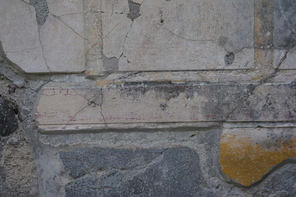 VI 15 5 Pompeii. March 2019. South ala 25, lower centre of south wall.
Foto Annette Haug, ERC Grant 681269 DÉCOR.

