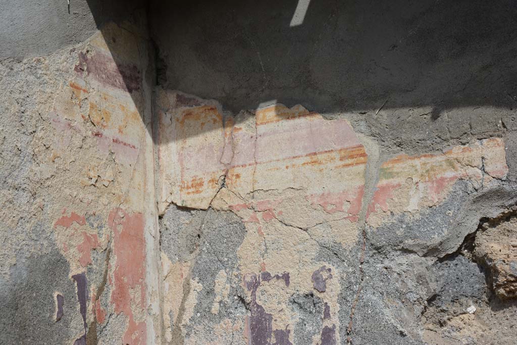 VI 15 5 Pompeii. March 2019. Cubiculum 14, upper north-east corner.
Foto Annette Haug, ERC Grant 681269 DÉCOR.
