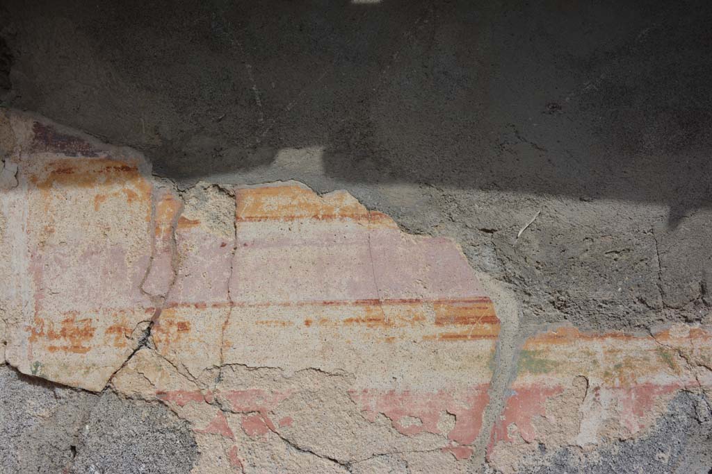 VI 15 5 Pompeii. March 2019. Cubiculum 14, upper east wall at north end.
Foto Annette Haug, ERC Grant 681269 DÉCOR.

