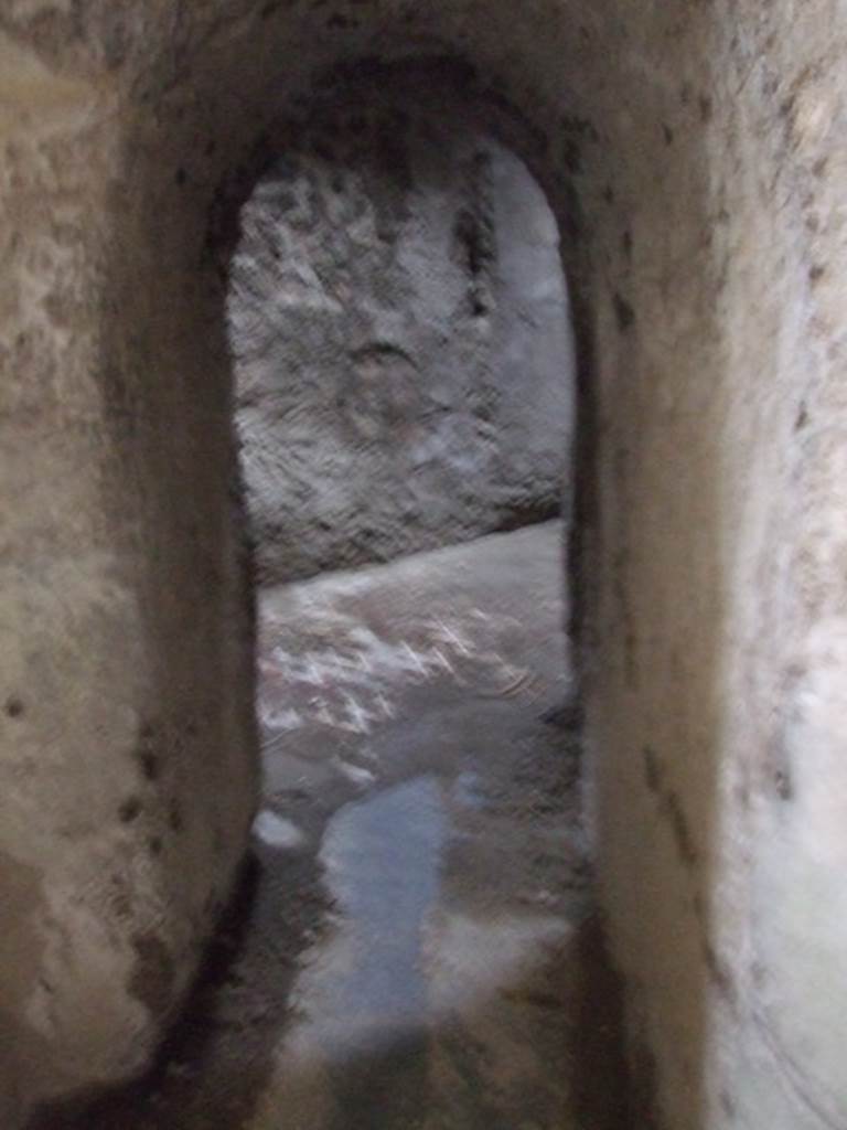 VII.1.8 Pompeii. December 2007. Corridor K leading to entrance VII.1.48 from womens changing room 11.