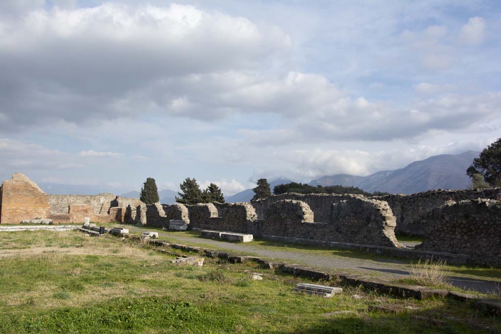 VII.9.1 Pompeii. March 2019. Looking east along south side.
Foto Annette Haug, ERC Grant 681269 DÉCOR.

