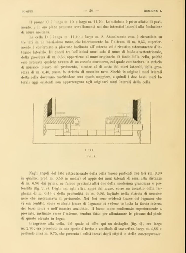 VIII.1.3 Pompeii. Notizie degli Scavi di Antichit, 1899, Page 20.