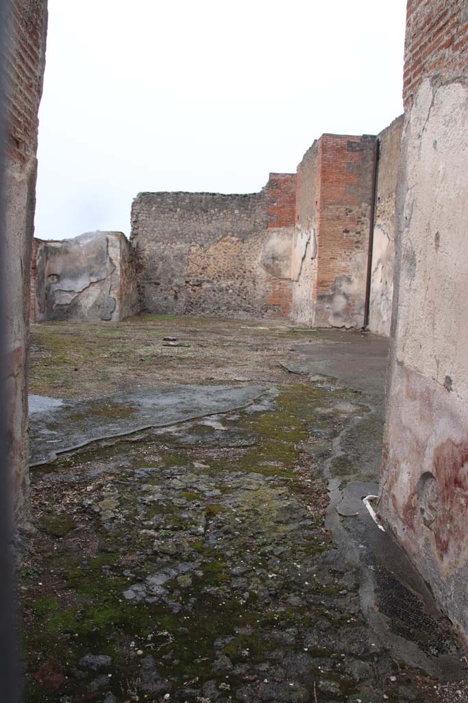 VIII.2.18 Pompeii. April 2019. Looking west from entrance corridor. Photo courtesy of Rick Bauer.