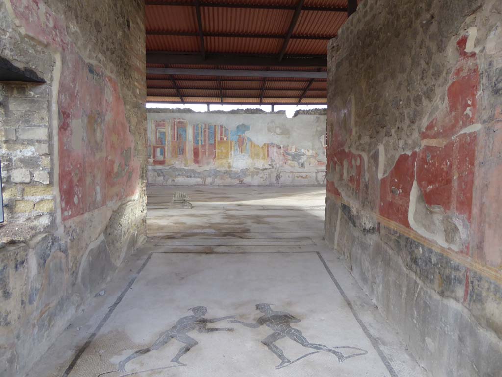 VIII.2.23 Pompeii. January 2017. Looking south along entrance corridor.
Foto Annette Haug, ERC Grant 681269 DÉCOR.
