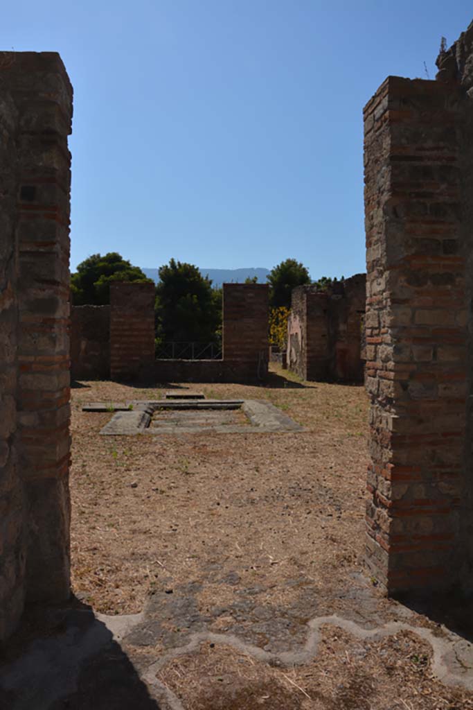 VIII.2.39 Pompeii. September 2019. Looking south across impluvium in atrium room b.
Foto Annette Haug, ERC Grant 681269 DÉCOR
