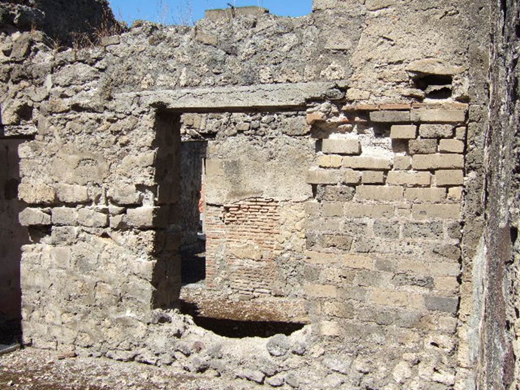 VIII.3.12, Pompeii., December 2018. Looking towards east wall of triclinium. Photo courtesy of Aude Durand.