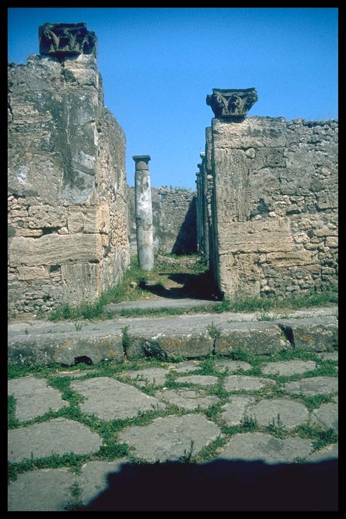 VIII.3.27 Pompeii. Entrance on Via delle Scuole.
Photographed 1970-79 by Günther Einhorn, picture courtesy of his son Ralf Einhorn.

