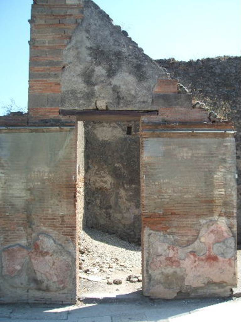 VIII.4.6 Pompeii. May 2006. Doorway to stairs to upper floor.