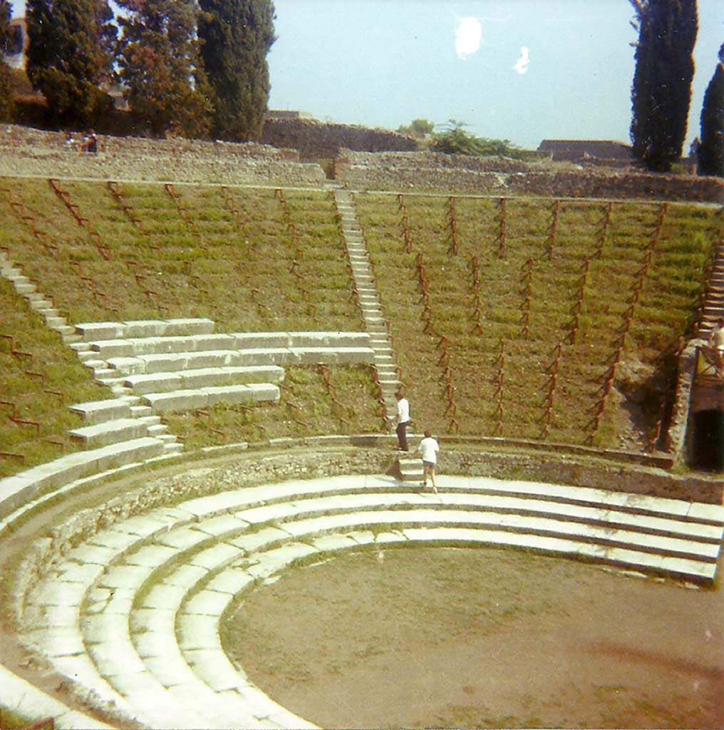 VIII.7.20 Pompeii. 1978. Looking towards seating on north-east side. Photo courtesy of Roberta Falanelli.