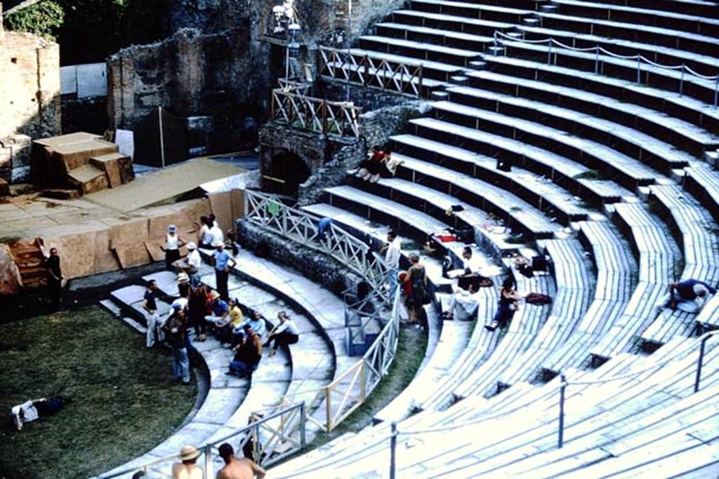 VIII.7.20 Pompeii. 1964. West side of Large Theatre. Photo by Stanley A. Jashemski.
Source: The Wilhelmina and Stanley A. Jashemski archive in the University of Maryland Library, Special Collections (See collection page) and made available under the Creative Commons Attribution-Non Commercial License v.4. See Licence and use details.
J64f1584
