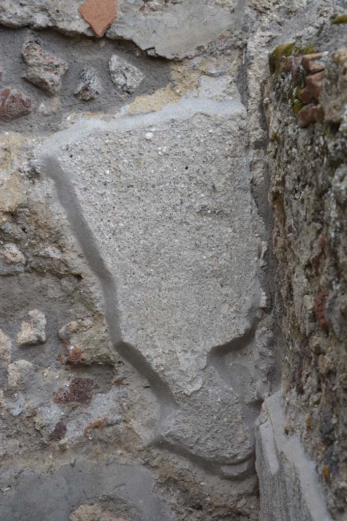 IX.5.8 Pompeii. May 2017. Detail from south wall in south-west corner.
Foto Christian Beck, ERC Grant 681269 DCOR.
