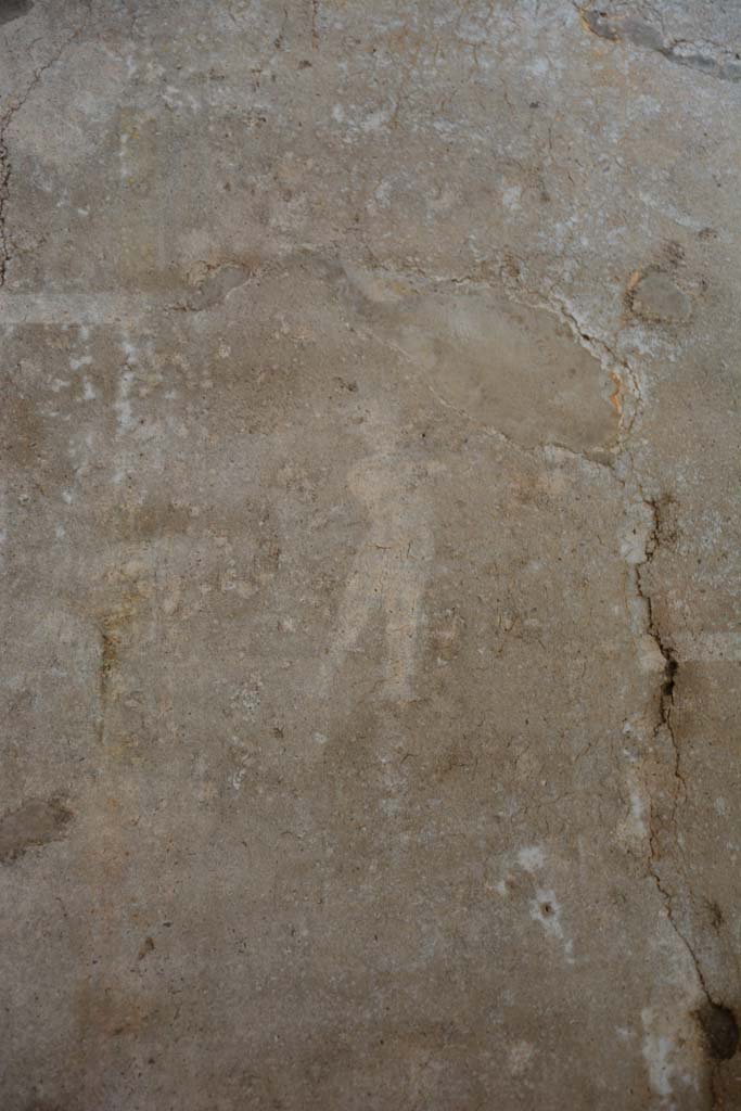 IX.5.11 Pompeii. March 2017. Room f, detail of flying cupid from upper north wall at west end.
Foto Christian Beck, ERC Grant 681269 DCOR.
