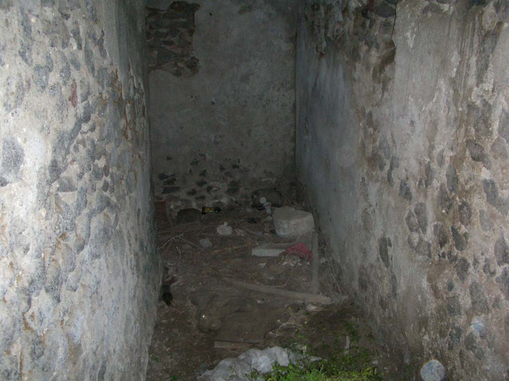 Tower XII, Pompeii. May 2010. 
Looking east through doorway at rear of vaulted room in base of Tower. Photo courtesy of Ivo van der Graaff.
