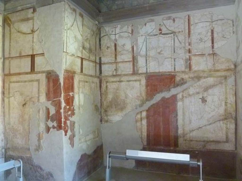 Oplontis, May 2011. Room 41, looking towards alcove on north side of cubiculum. Photo courtesy of Michael Binns.