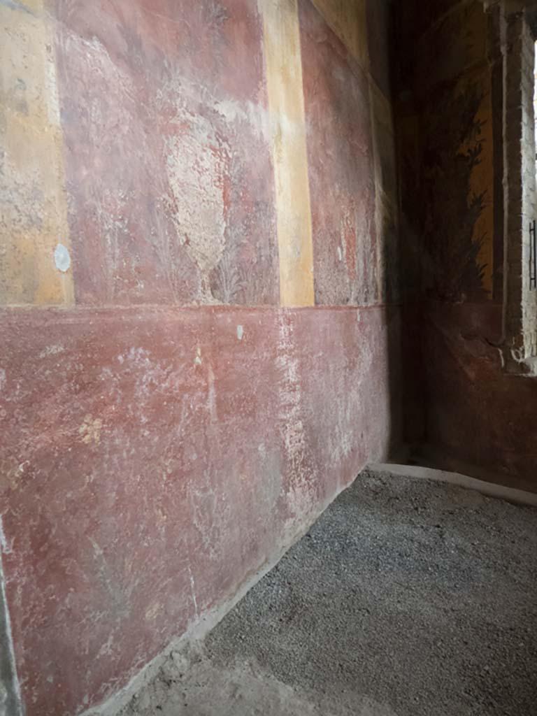 Oplontis Villa of Poppea, September 2017. Room 87, looking north along west wall from doorway.
Foto Annette Haug, ERC Grant 681269 DÉCOR.

