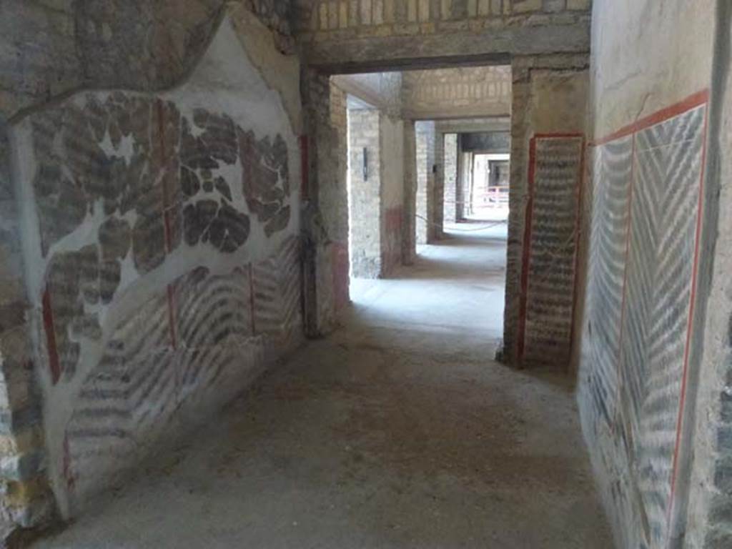 Oplontis, September 2011. Corridor 94, looking south through room 90, and southwards. Photo courtesy of Michael Binns.
