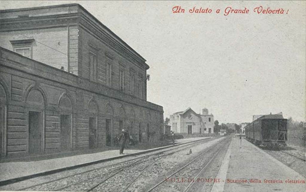 H.6. Valle di Pompei, Stazione della ferrovia elettrica. Undated photo. Courtesy of Rick Bauer.