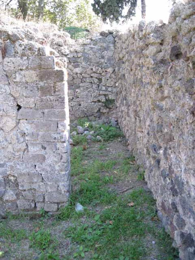 I.1.3 Pompeii. September 2010. Doorway in south-west corner to room near south wall. Photo courtesy of Drew Baker.
