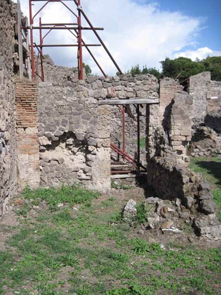 1.2.1 Pompeii. September 2010. Looking east into rear room on north side.
Photo courtesy of Drew Baker.
