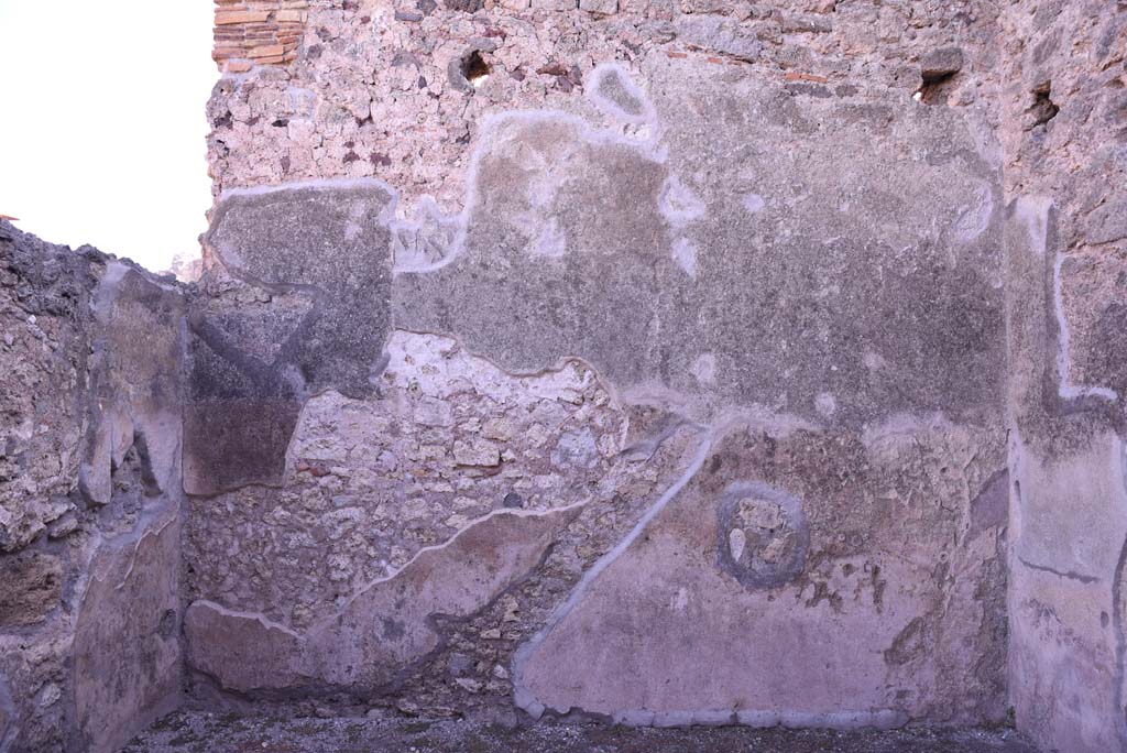 I.4.18 Pompeii. October 2019. Looking towards east side of workshop, with outline of stairs to upper floor.
Foto Tobias Busen, ERC Grant 681269 DCOR.
