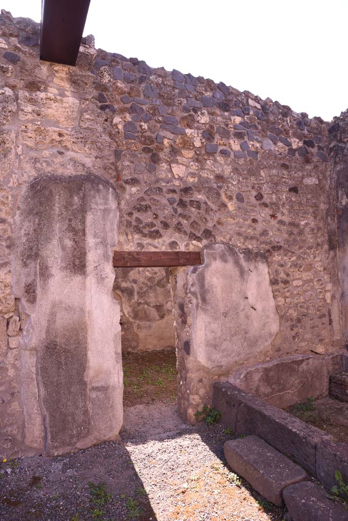 I.4.25 Pompeii. October 2019. Room 51, with doorway in south wall into room 52. 
Foto Tobias Busen, ERC Grant 681269 DCOR
