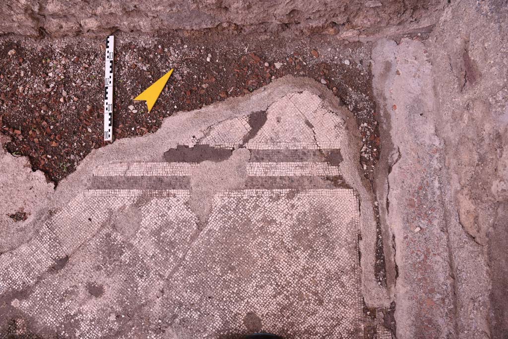 I.4.5 Pompeii. October 2019. Room 19, flooring in north-west corner.
Foto Tobias Busen, ERC Grant 681269 DÉCOR.
