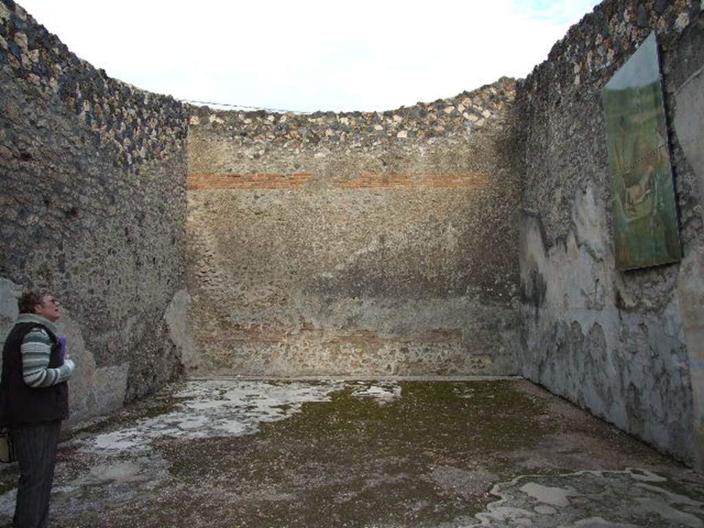 I.4.25 Pompeii. December 2006. Room 19, east wall of triclinium of Antiope.