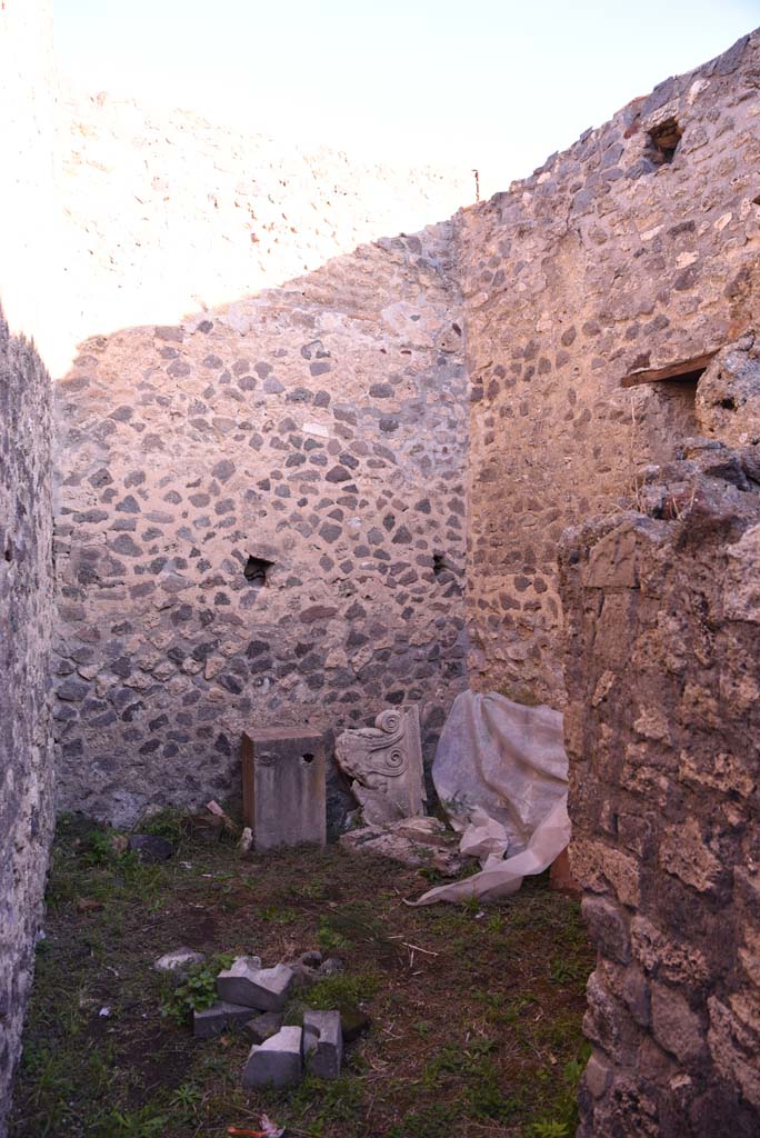 I.4.25 Pompeii. October 2019. Room 62, looking north from room 61.
Foto Tobias Busen, ERC Grant 681269 DCOR.
