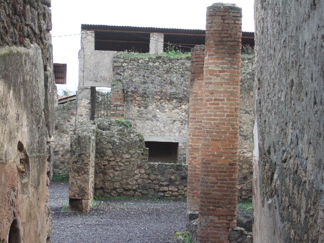 I.6.2 Pompeii. December 2005.  Looking across atrium towards tablinum, with window in south wall overlooking small  garden. 
