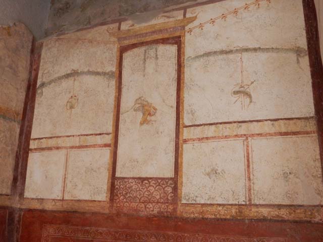 I.6.7 Pompeii. September 2019. Detail from centre of north wall. Photo courtesy of Klaus Heese.