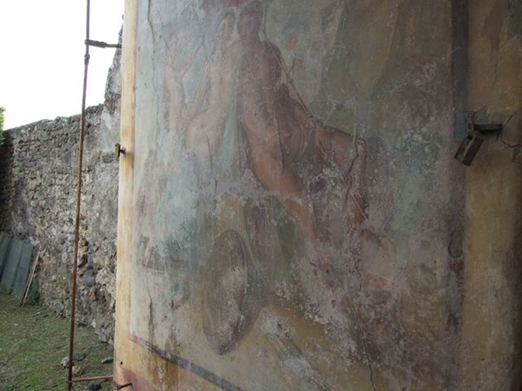 I.7.12 Pompeii. Wall painting of Mars and Venus, on west wall of north-portico, when first excavated.
