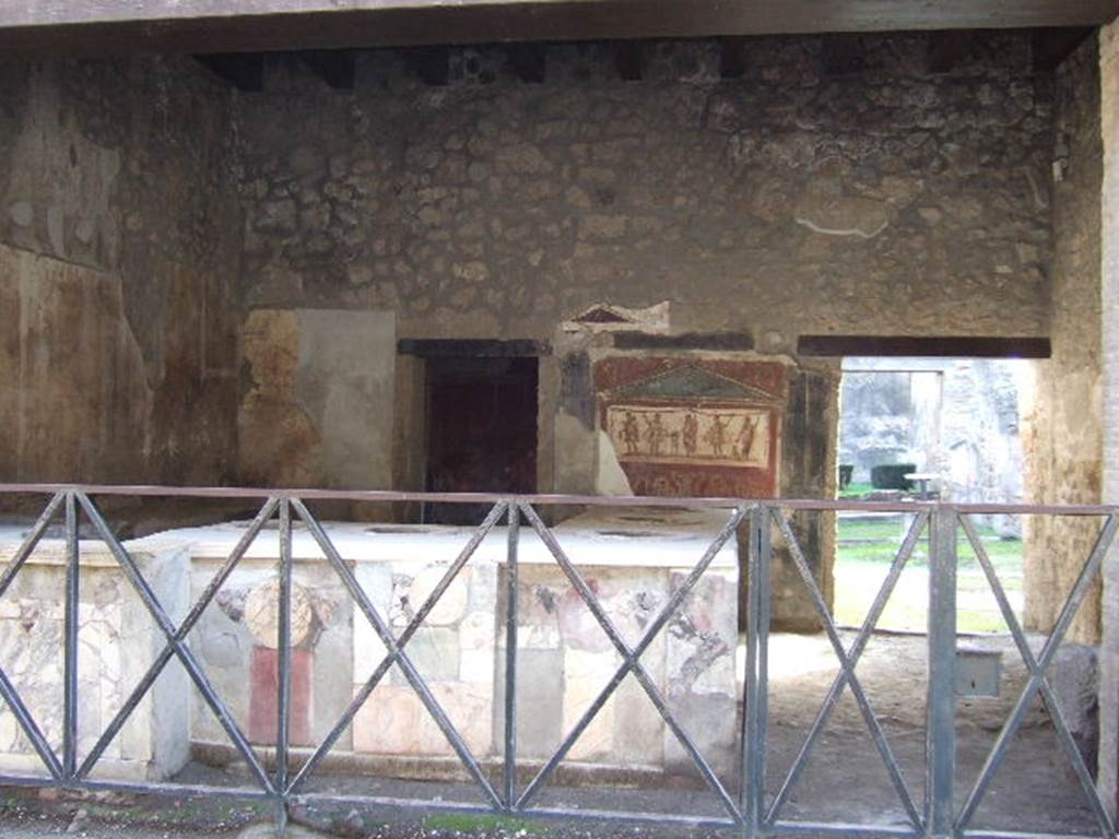 I.8.8 Pompeii. August 2021. Looking south-west across bar-counter. Photo courtesy of Robert Hanson.
