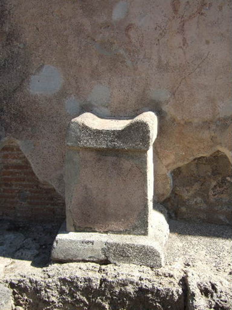 Street altar on west side wall of I.11.1 facing I.9.6